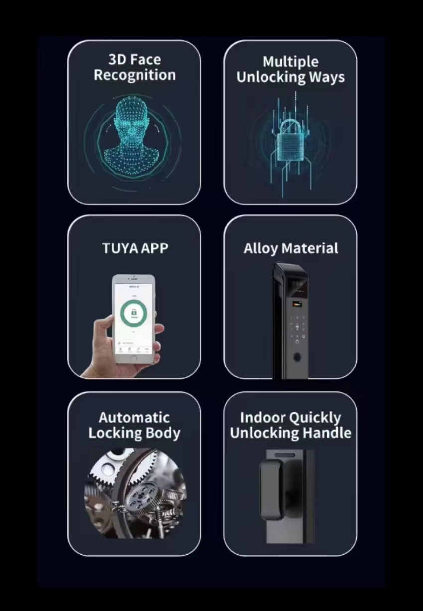 Enrique Wishome 3D Face Finger - огляд і ціна Smart Door Lock Wifi