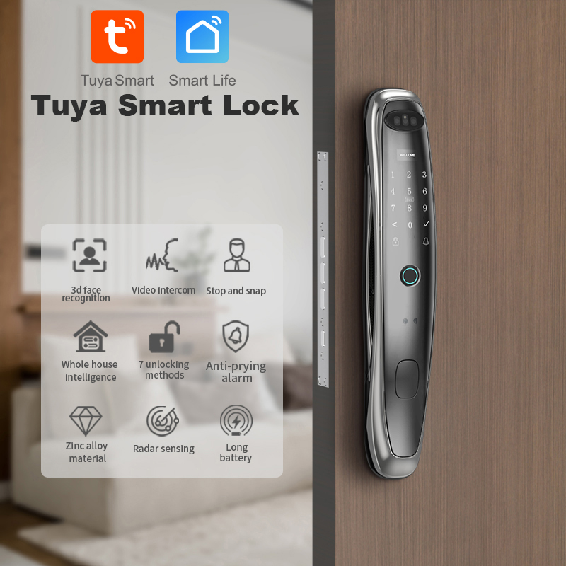 Tuya WiFi Camera Smart Lock 3D - огляд і ціна Smart Door Lock Wifi