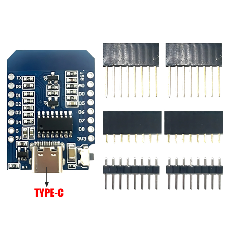XCW WeMos D1 Mini TYPE-C/Micro - огляд і ціна Esp8266 Relay Module