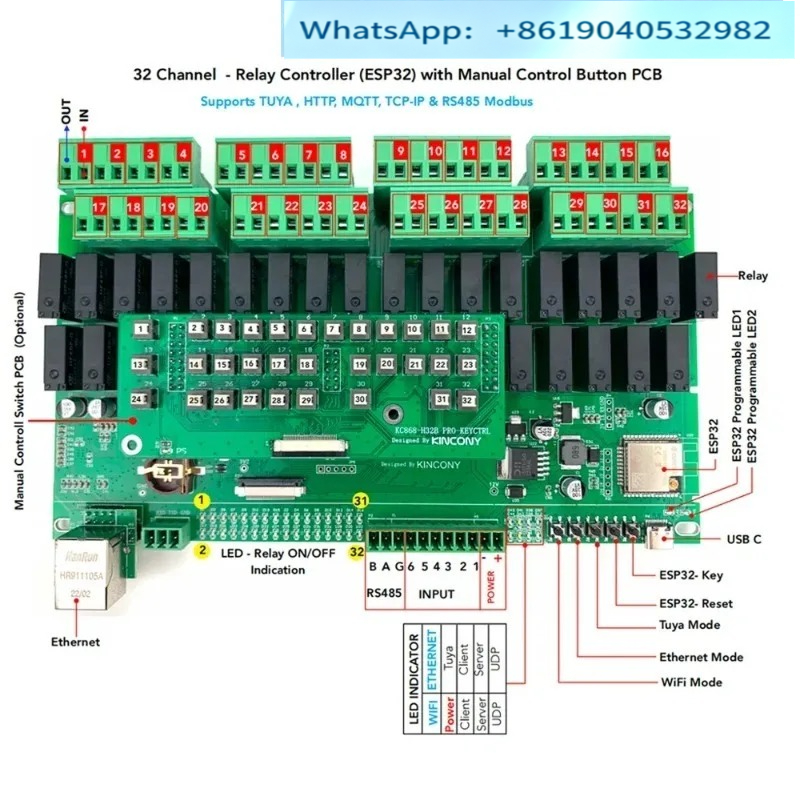 Kinconi KC868-H32B Professiona - огляд і ціна Esp32 Smart Home Kit