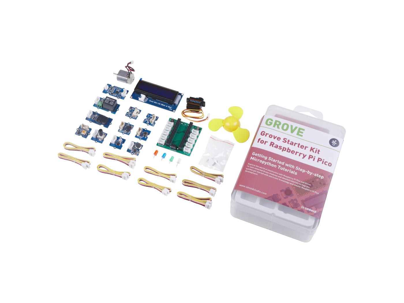 Grove Starter Development Boar - огляд і ціна Sensor Kit Arduino
