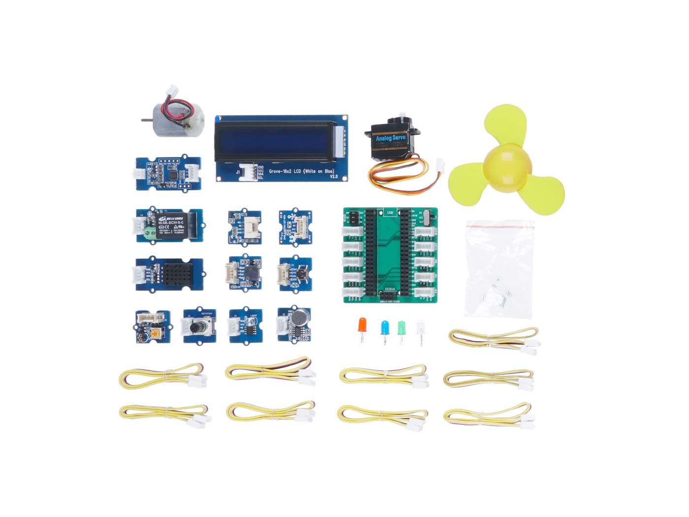 Grove Starter Development Boar - огляд і ціна Sensor Kit Arduino