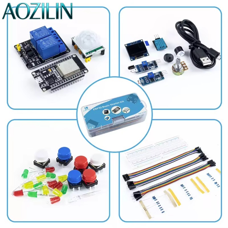 AOZILIN 10 Sets ESP32 Beginner - огляд і ціна Iot Kit Beginner
