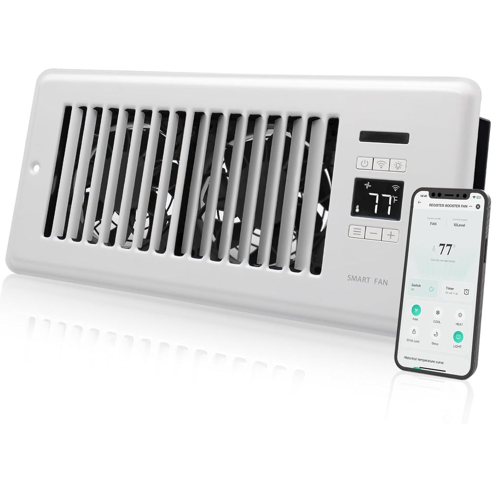 Super Quiet Register Booster F - огляд і ціна Wifi Thermostat