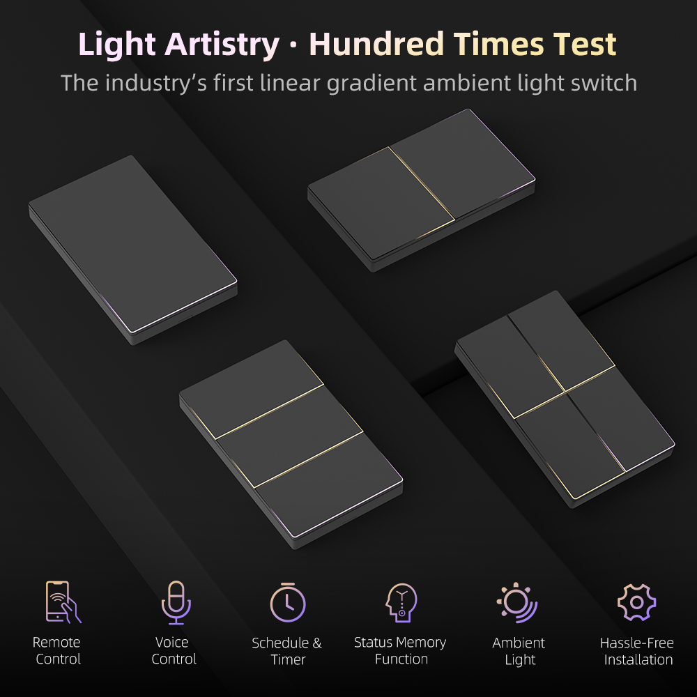 AVATTO 1/2/3/4 Gang WiFi Smart - огляд і ціна Smart Light Switch Wifi