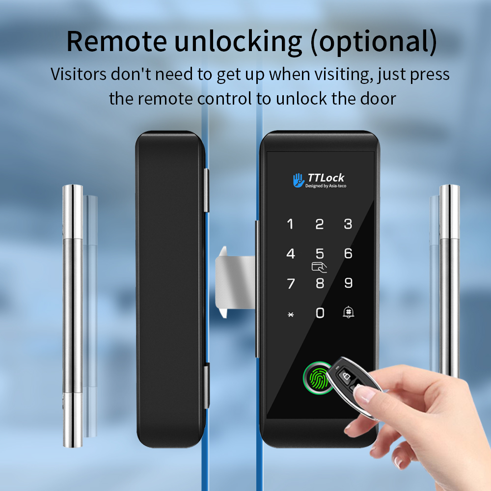 TTLOCK Smart Glass Lock Finger - огляд і ціна Smart Door Lock Wifi