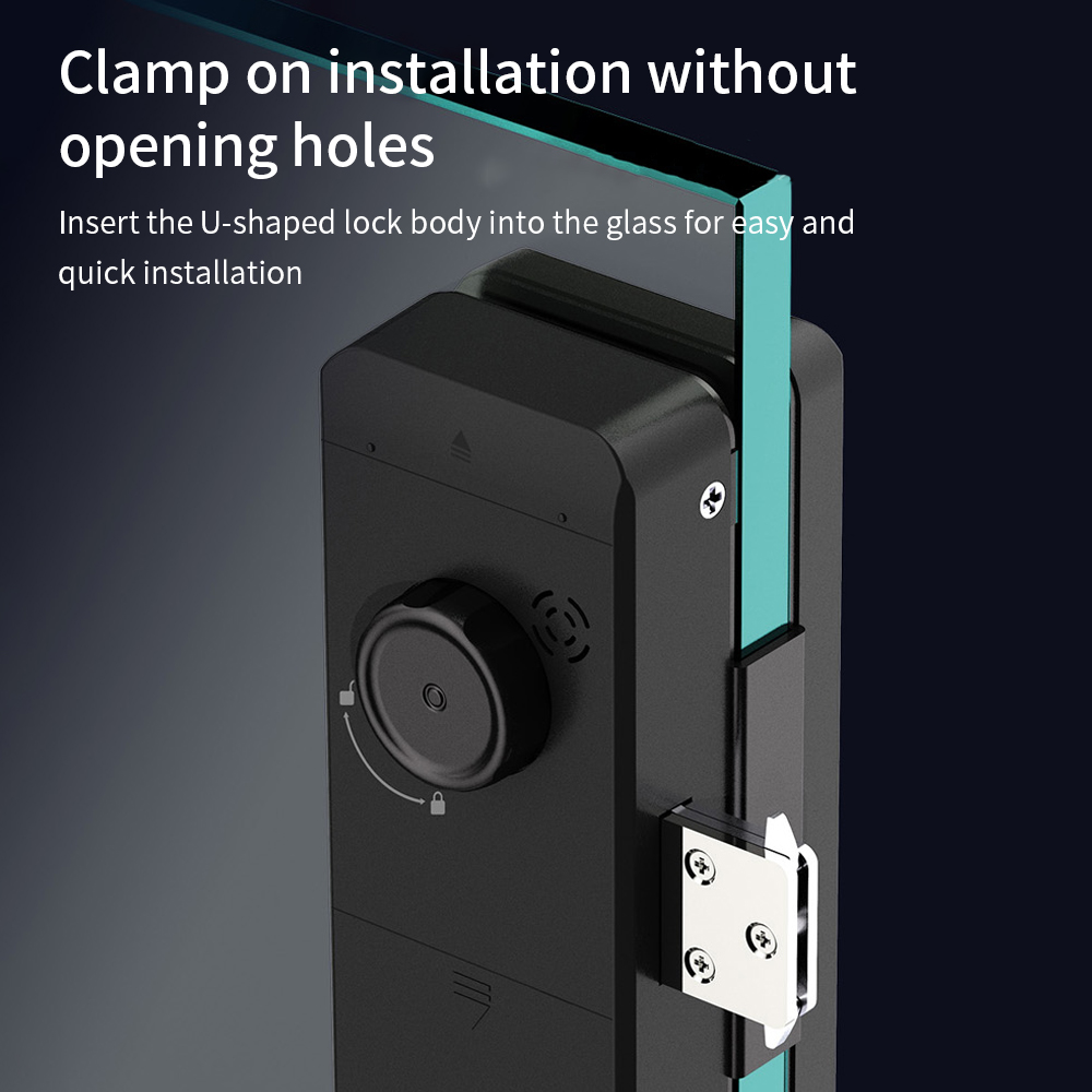 TTLOCK Smart Glass Lock Finger - огляд і ціна Smart Door Lock Wifi