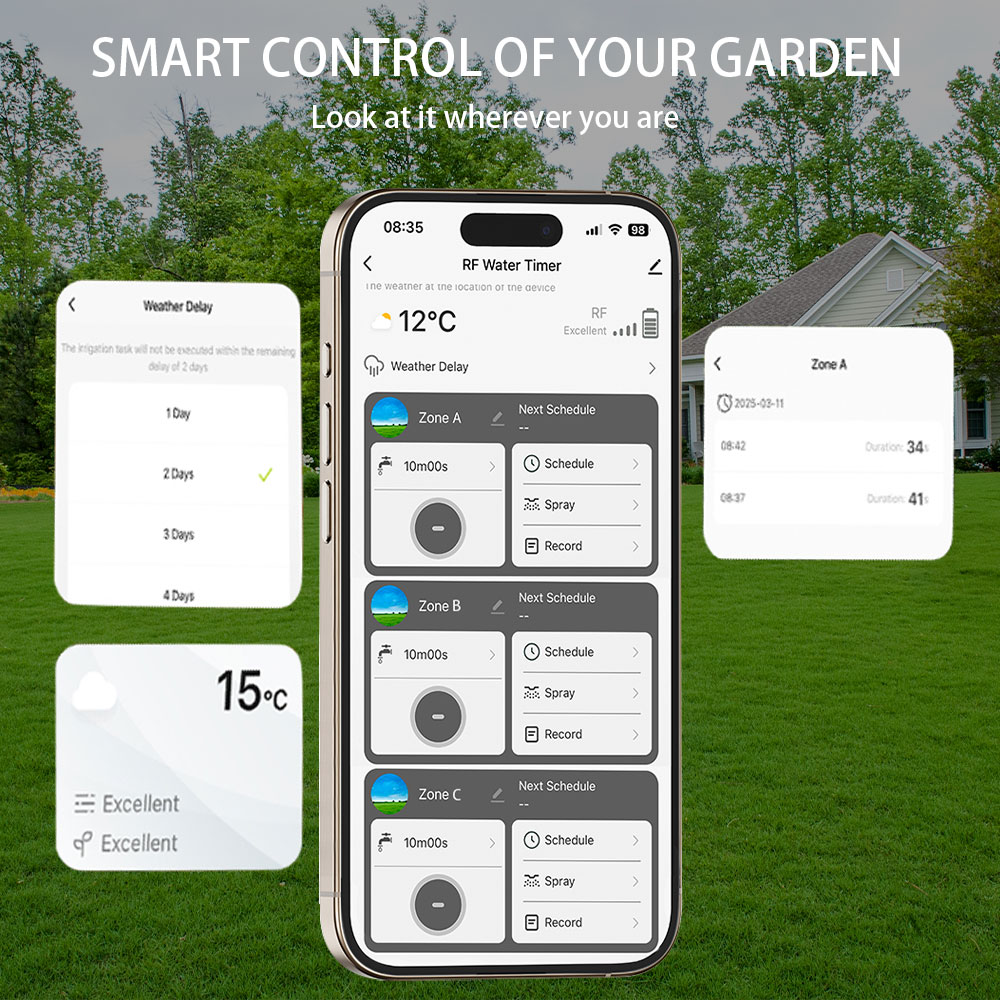Tuya Wifi+RF433 3-outlet Water - огляд і ціна Wifi Smart Plug