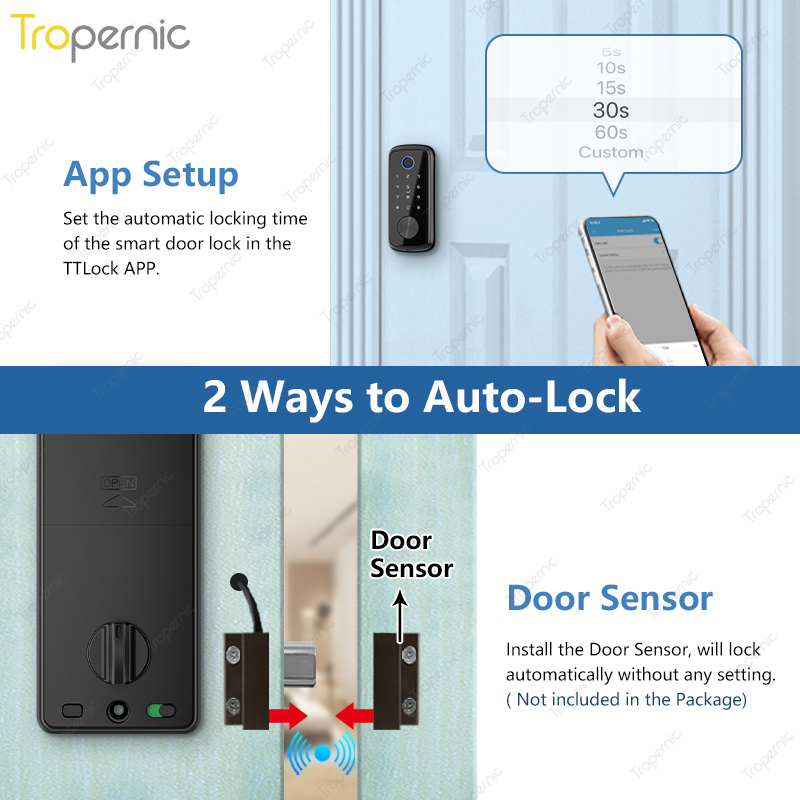 Tuya Zigbee Door Deadbolt Lock - огляд і ціна Smart Door Lock Wifi