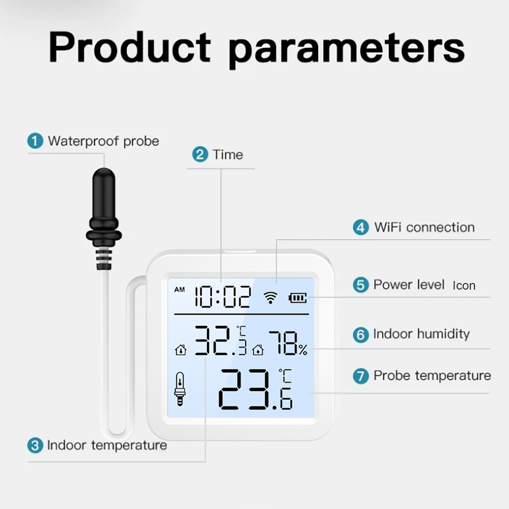 WiFi Humidity Temperature Sens - огляд і ціна Wifi Thermostat