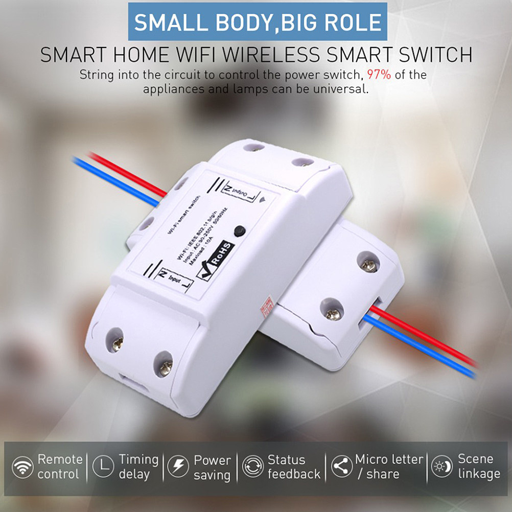1Pcs WiFi Smart Switch Univers - огляд і ціна Smart Light Switch Wifi