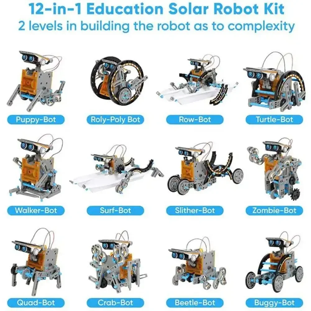 13 in 1 Solar Powered Robot Sc - огляд і ціна Electronics Project Kit