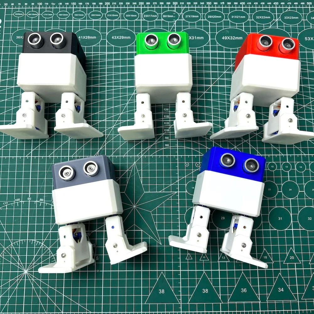 3D Printed Biped Walking Robot - огляд і ціна Stem Robotics Kit