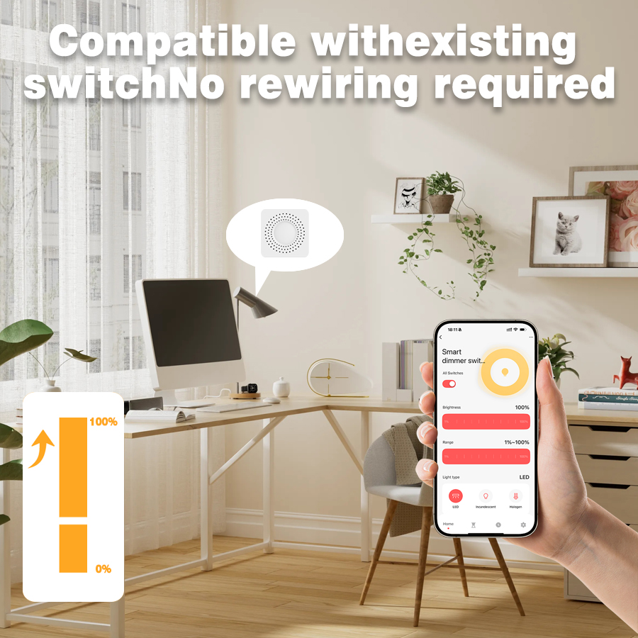 Tuya WiFi Hidden Dimmer Switch - огляд і ціна Smart Light Switch Wifi
